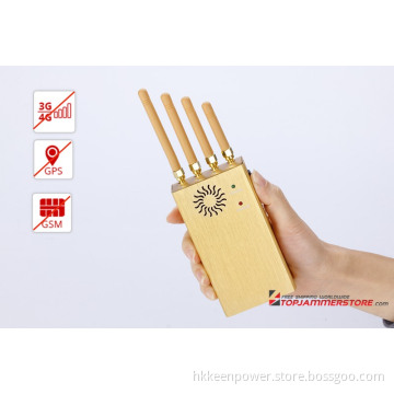 2015 New Handheld Four Bands 3G CDMA GPS Cell Phone Signal Jammer